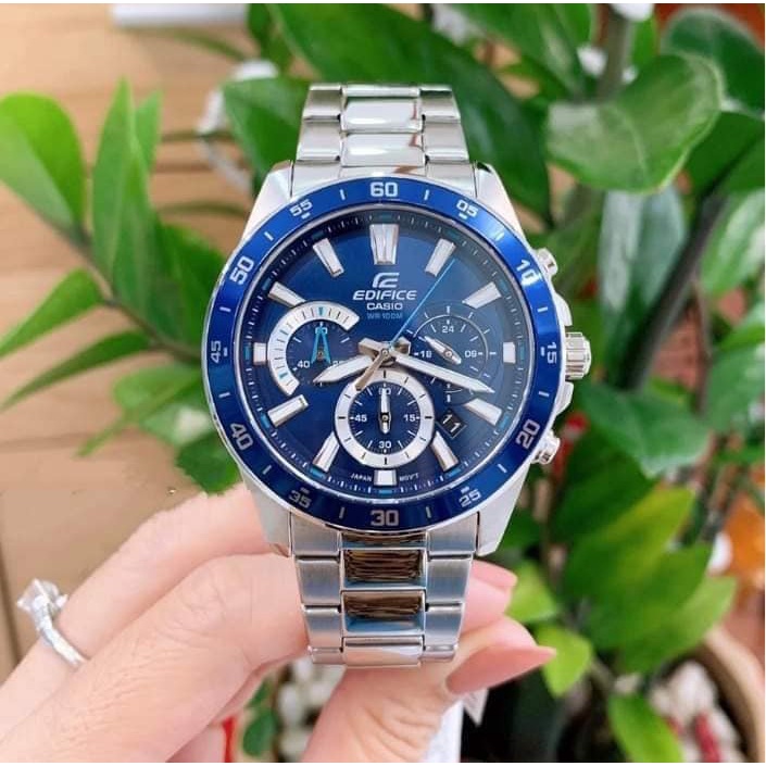 Đồng hồ nam dây kim loại EDIFICE Casio Anh Khuê EFV-570D-2AVUDF