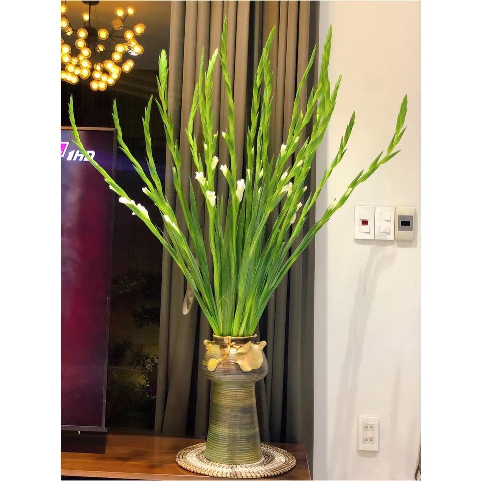 Bình Hoa Lọ Hoa Dáng Búp Bê Size Đại Cao 37cm Men Mộc Gốm Sứ Bát Tràng - Gốm Bích