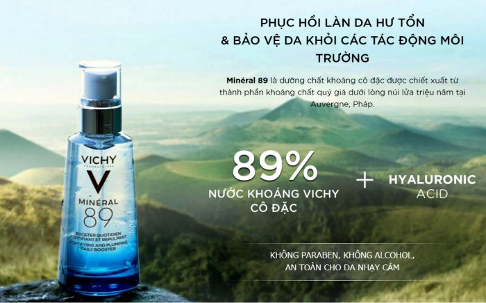 Tinh Chất Khoáng Cô Đặc Vichy Mineral 89