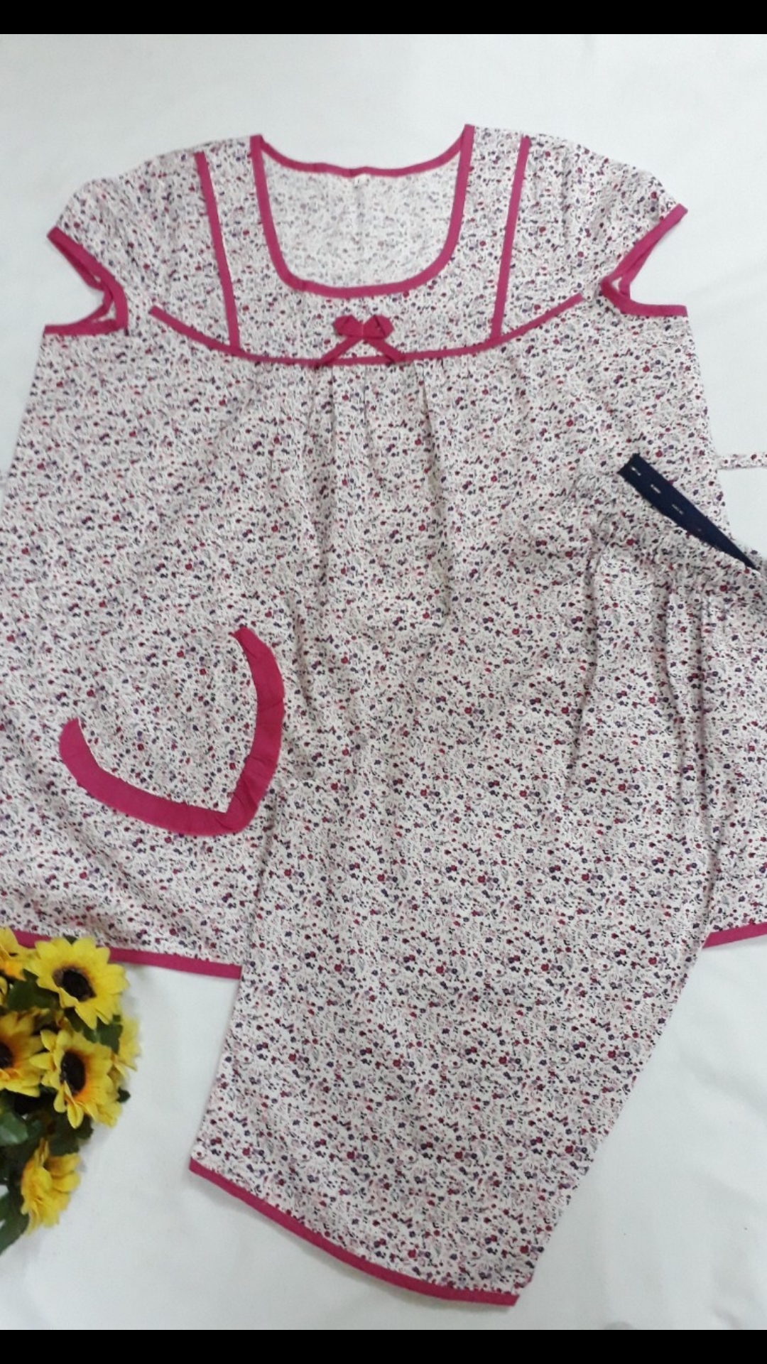 COMBO 2 BỘ THÔ KẺ BẦU Hoặc hoa các màu.
