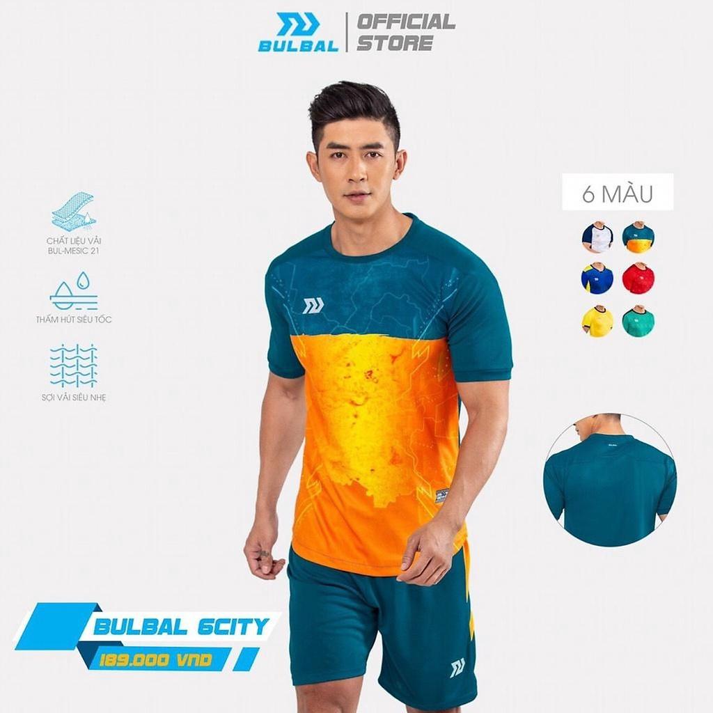 Bộ quần áo thể thao hè cao cấp Bulbal Cam 2022