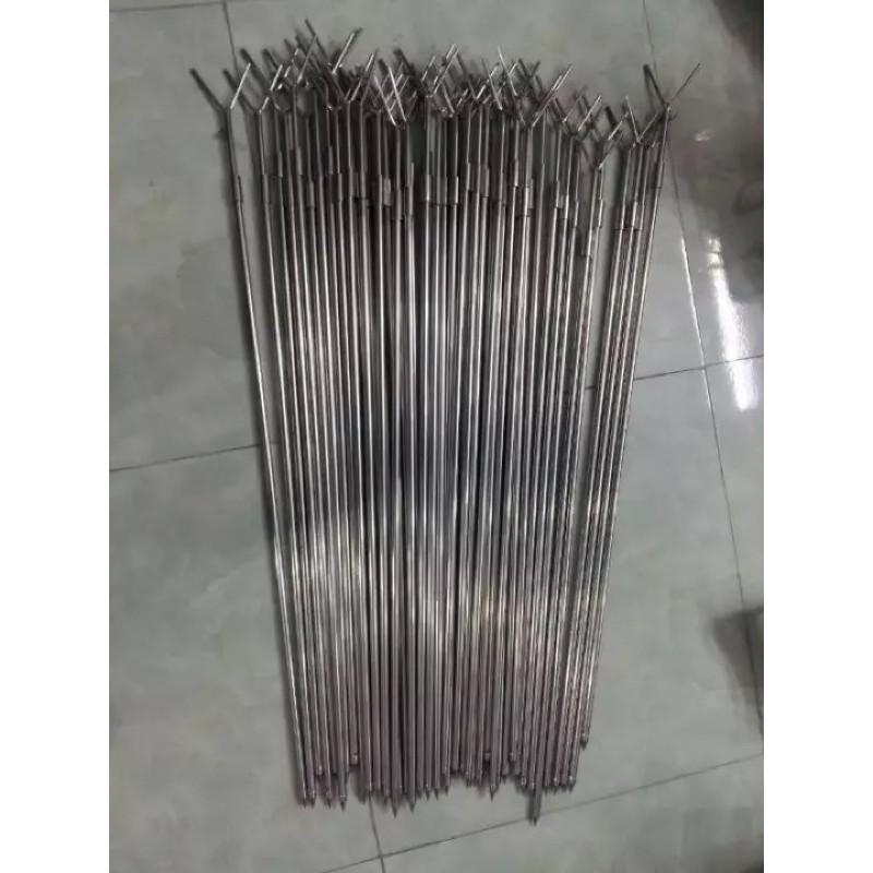 Bộ 3 cây chống cần inox cao gần 1m48 thu gọn 80cm