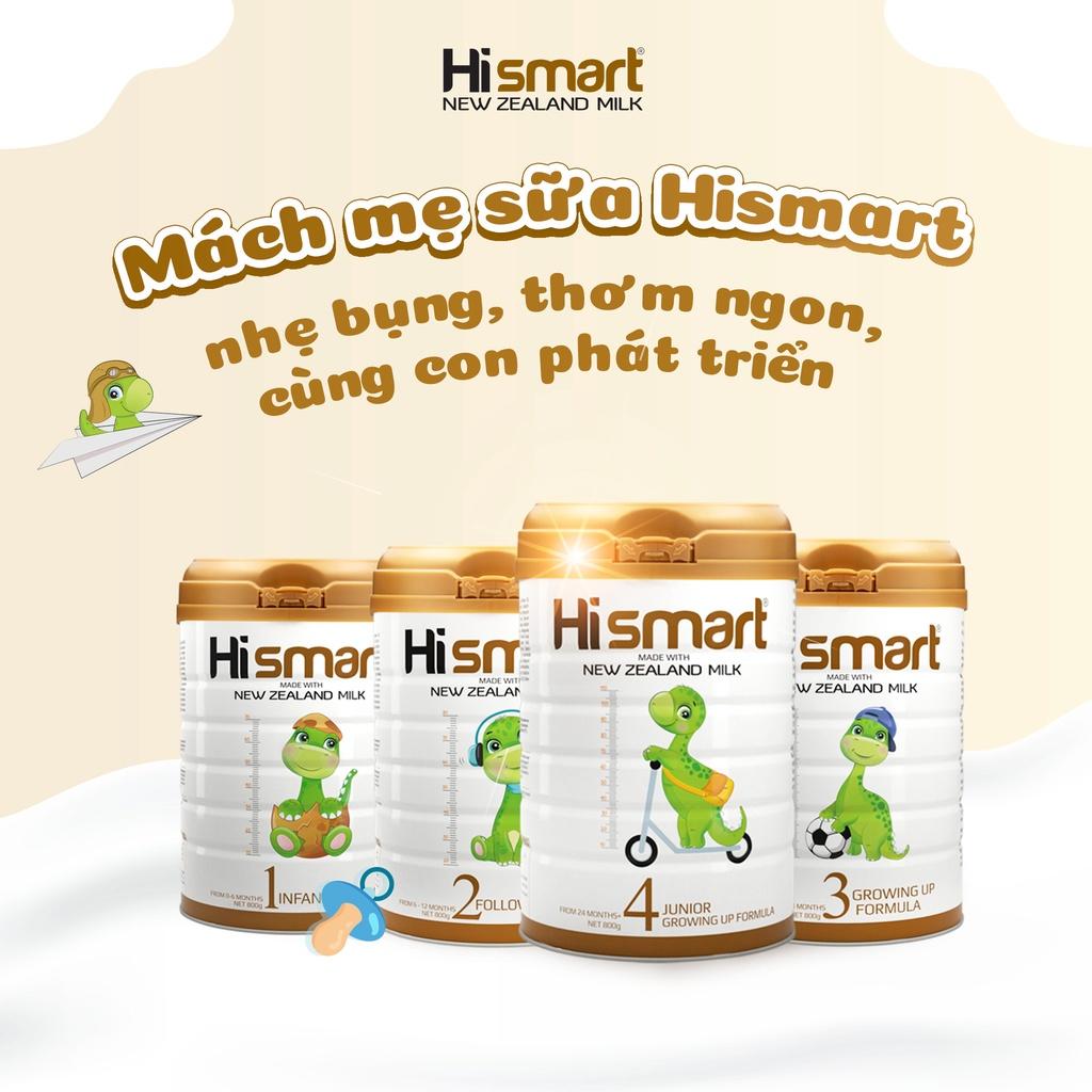 Sữa bột Hismart số 1_Cho bé từ 0-6 tháng tuổi - xuất xứ 100% New Zeland - 800g