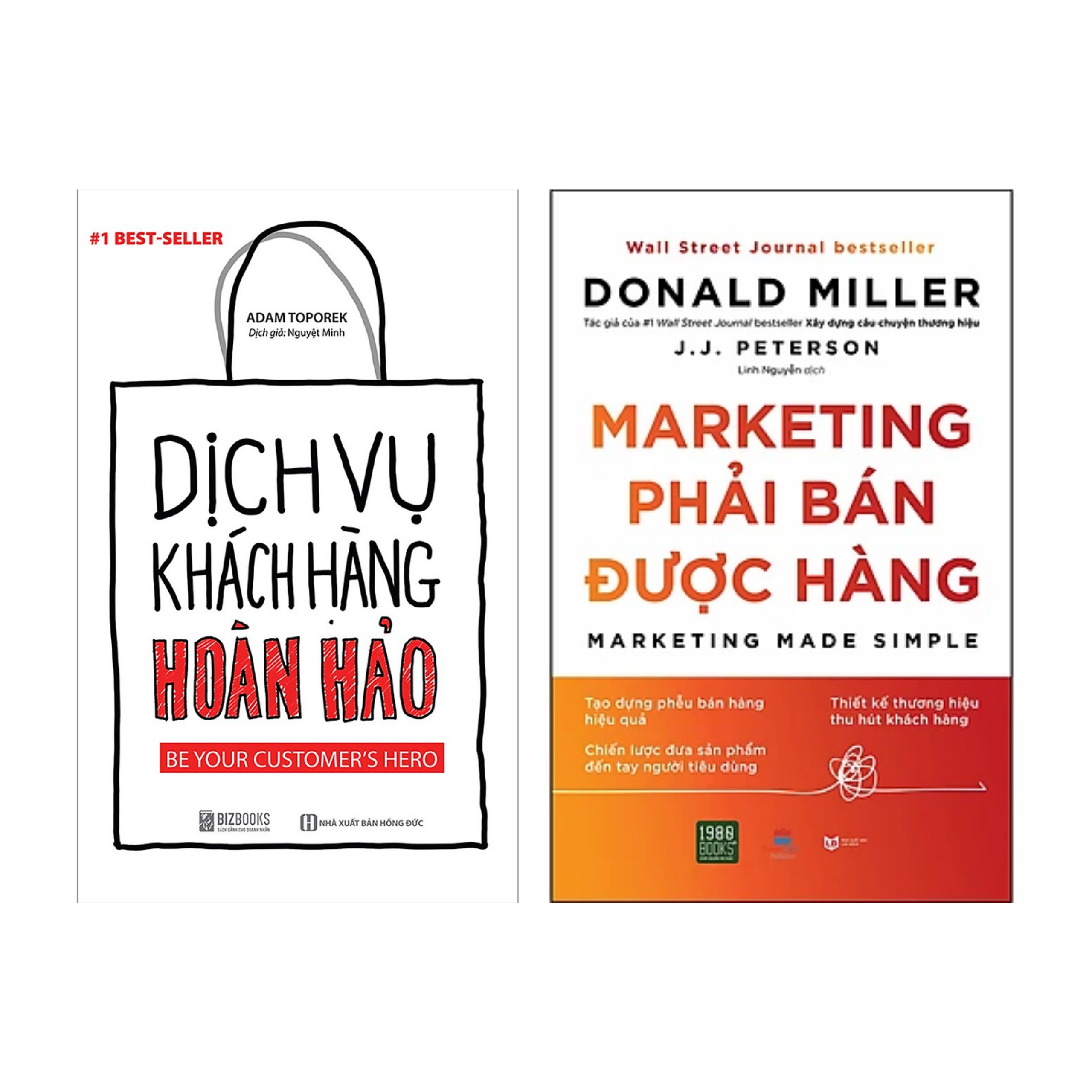 Combo 2 cuốn sách Bán Hàng: Dịch Vụ Khách Hàng Hoàn Hảo + Marketing Phải Bán Được Hàng