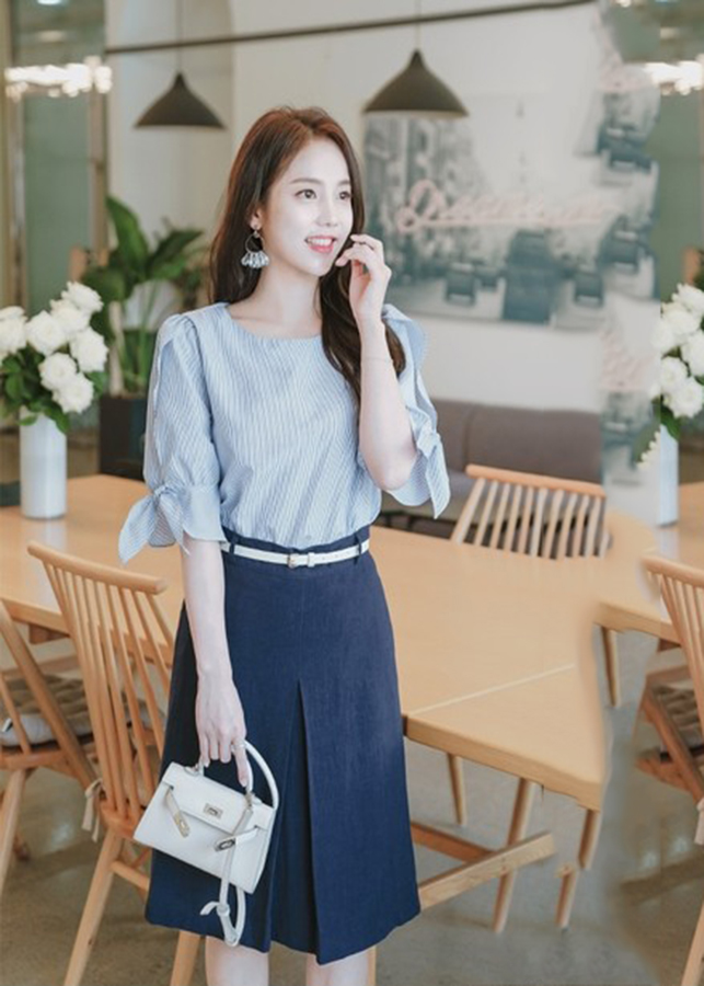 Áo Kiểu Tay Nơ Ly Ly