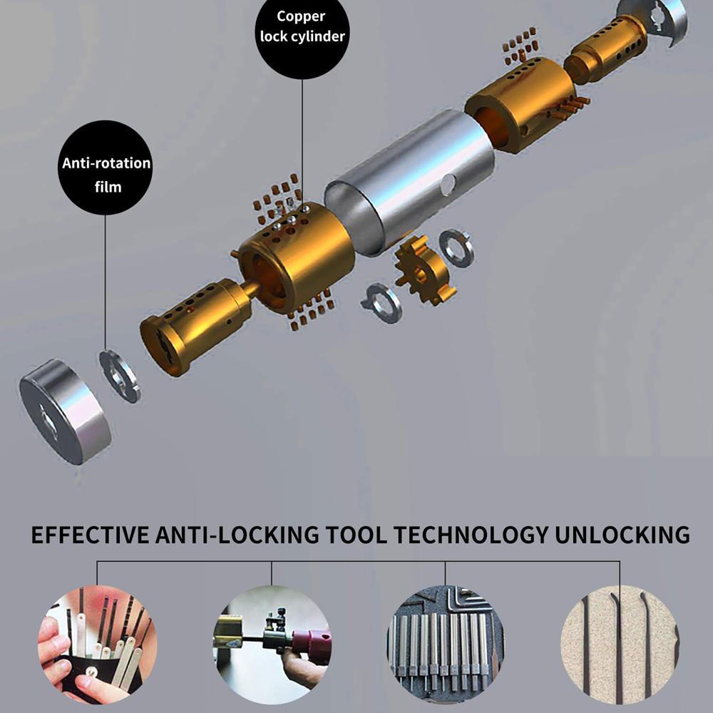 Khóa xích xe đạp WEST BIKING Khóa xe đạp an toàn chống trộm với 2 chìa Khóa dây xích xe máy bằng thép hợp kim gia cố
