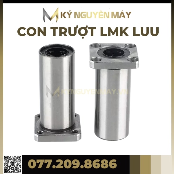 Con Trượt Tròn LMK16LUU, LMK20LUU, LMK25LUU, LMK30LUU, Con Trượt LMK LUU, Bạc Trượt LMKLUU