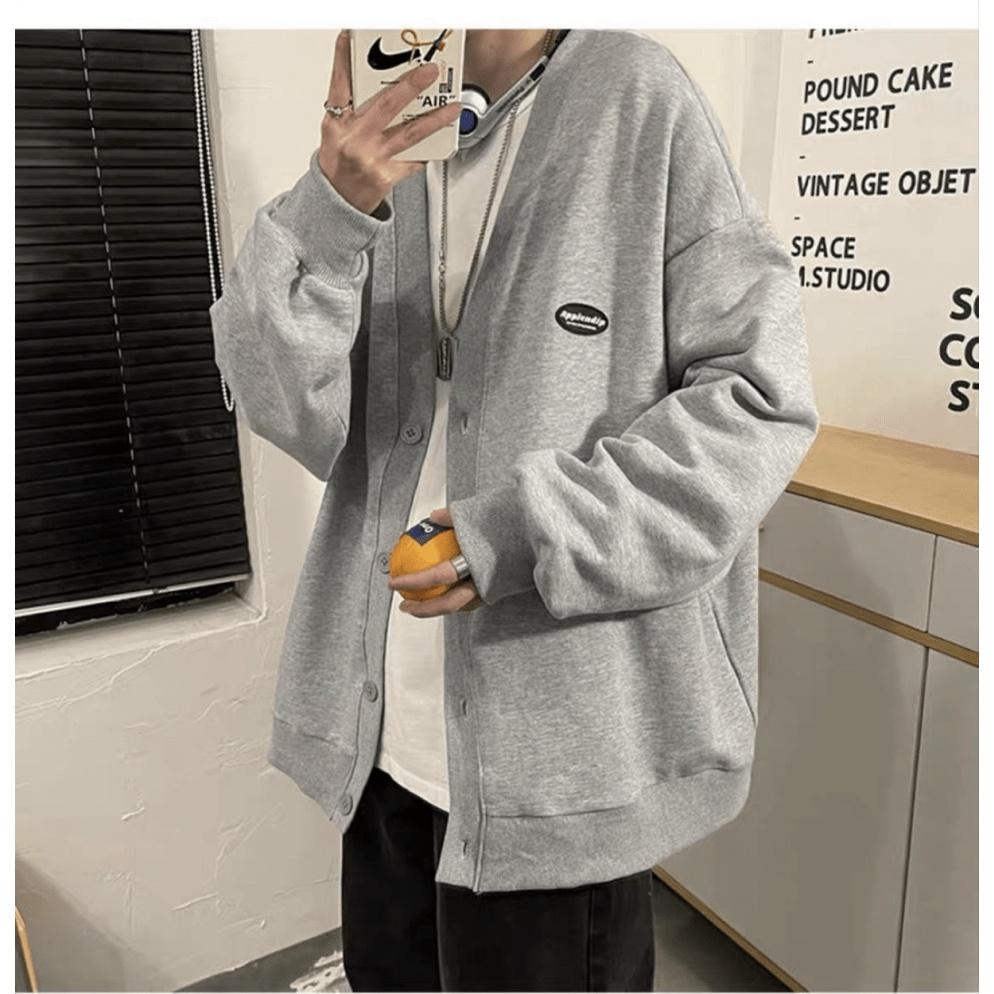 Áo Khoác Cardigan Unisex Dáng Rộng Cực Hot Cho Giới Trẻ Gồm 3 Màu