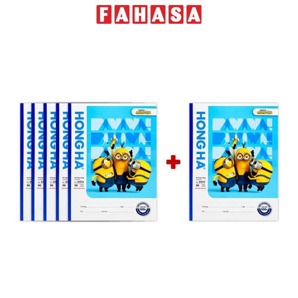 [MUA 5 TẶNG 1] Tập Học Sinh Class Super DC - 4 Ô Ly - 96 Trang 120gsm - Hồng Hà 0413 - Mẫu 2