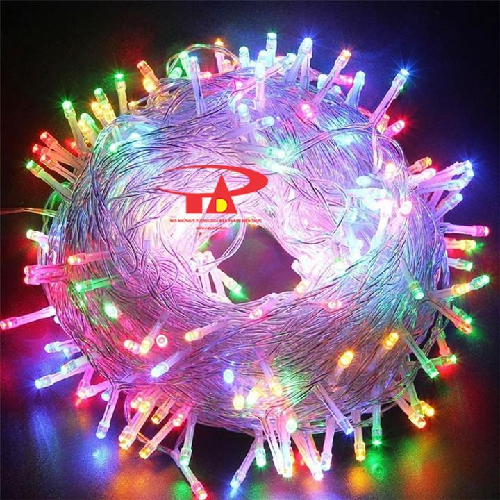 Đèn trang trí noel 100M - Dây đèn led nháy 100m Đủ Màu