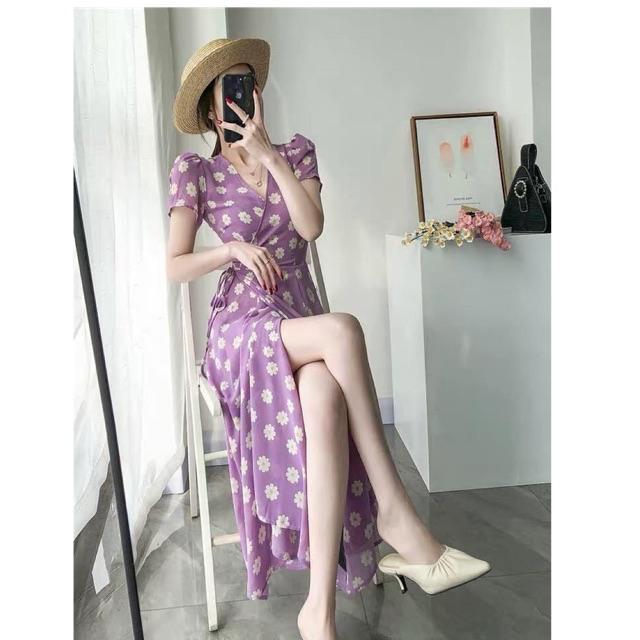 ĐẦM MAXI CÚC TÍM BIGSIZE 55-90kg (có size