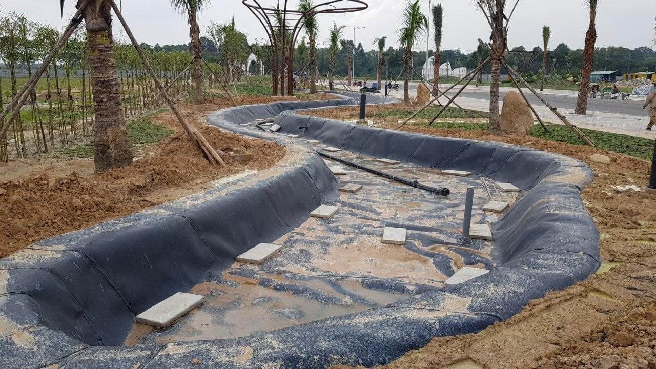 BẠT LÓT AO HỒ BỂ CÁ HDPE KHỔ 4m DÀY 3zem