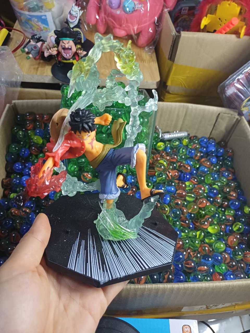 Đồ chơi mô hình luffy nhựa