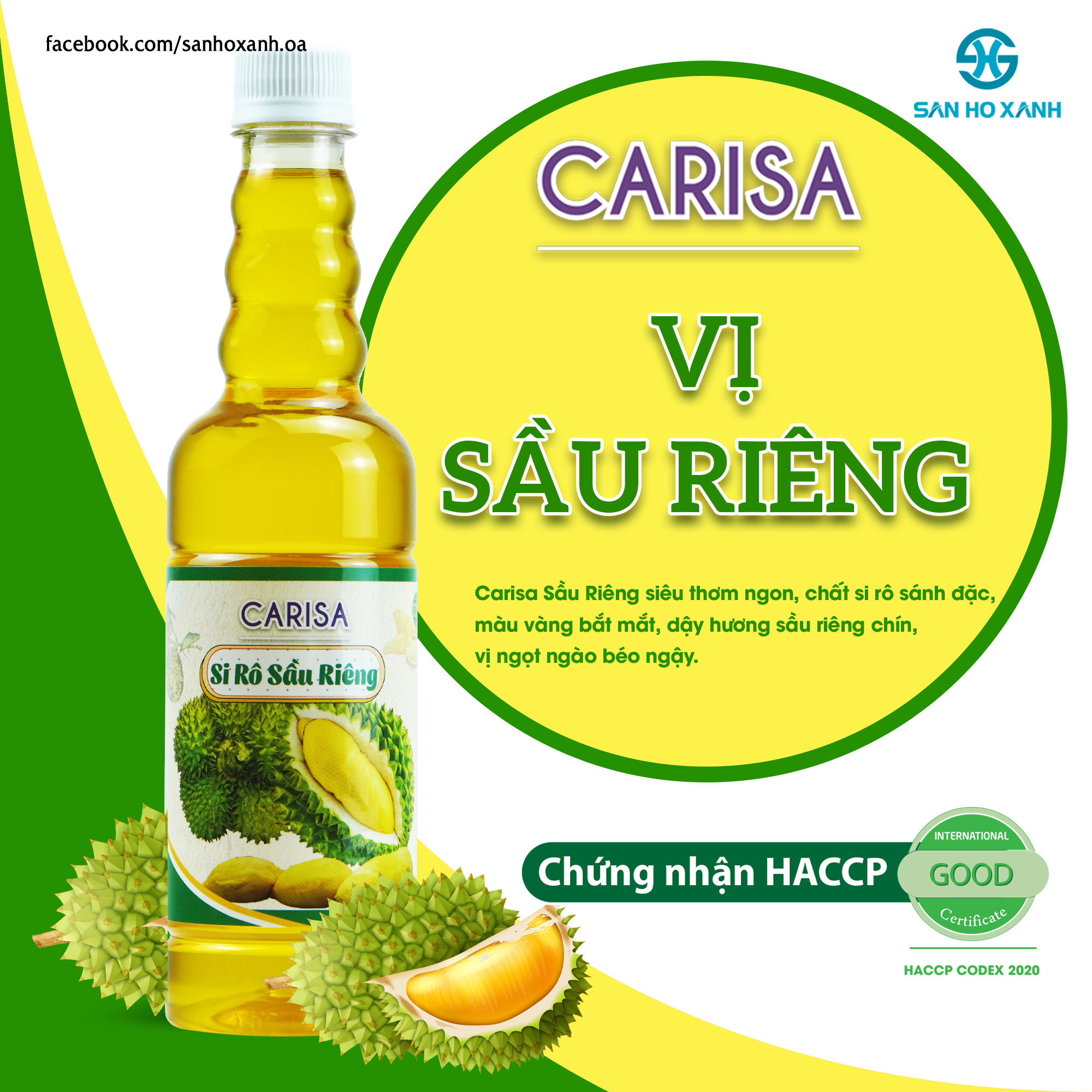 Si Rô CARISA 680g - 13 Vị Trái Cây