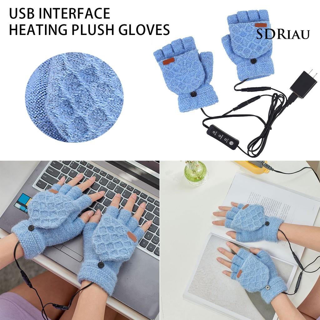 Găng Tay Giữ Ấm Mùa Đông Cổng Usb Dành Cho Nam Và Nữ
