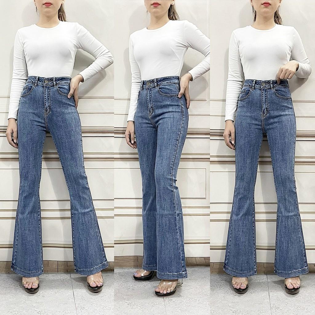 Quần jeans ống loe/ quần jeans nữ/ D0248x