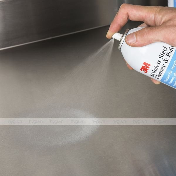 Dung Dịch Tẩy Và Làm Sạch, Đánh Bóng Inox – 3M Aerosol Stainless Steel Cleaner &amp; Polish