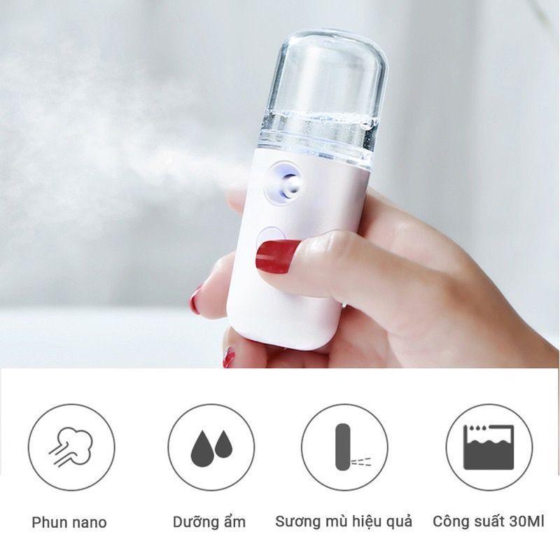 Máy Xông Mũi Họng FO - Máy Xông Da Mặt Đa Năng NANO MINI