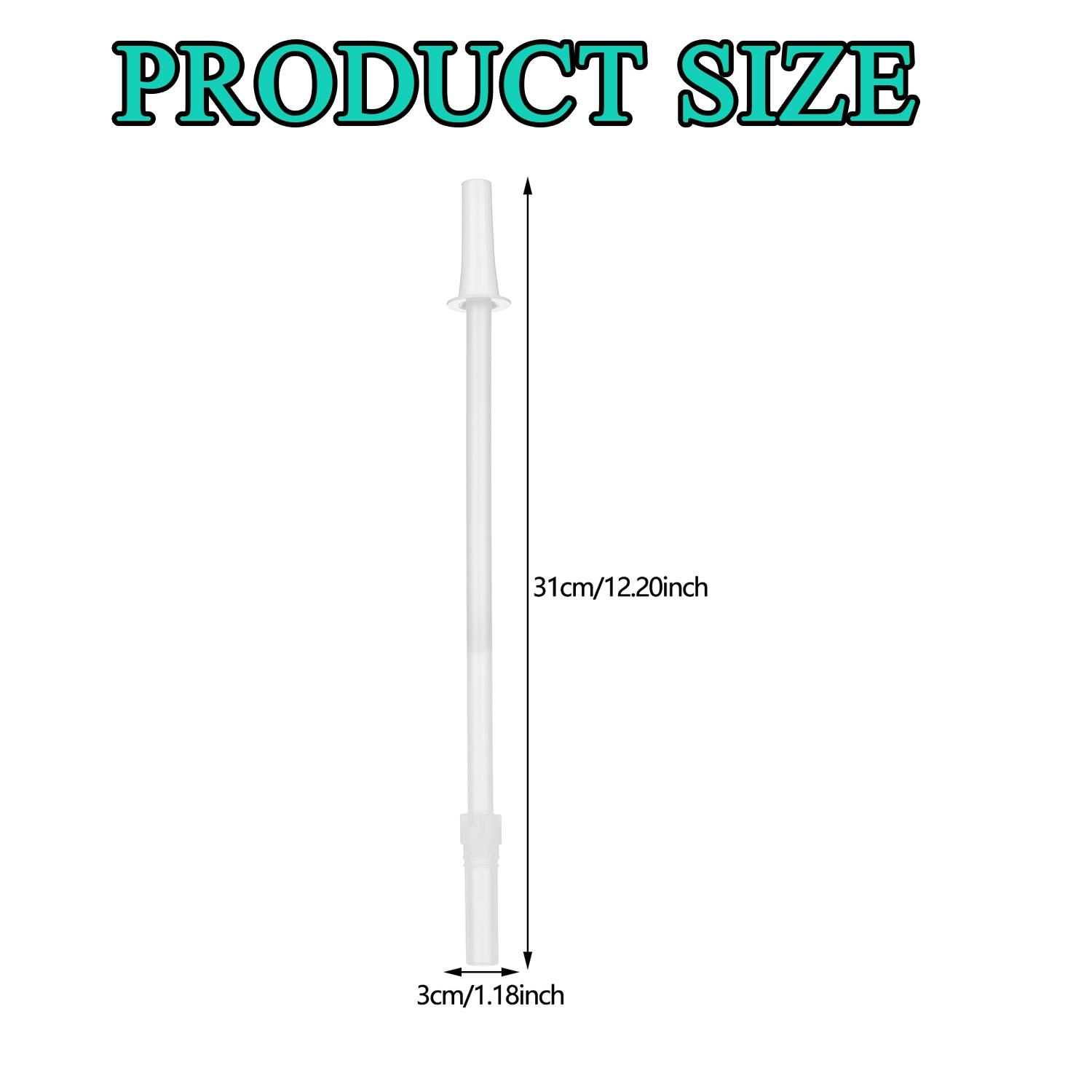 Set 3 Ống Hút Silicon Có Thể Tái Sử Dụng Tiện Lợi