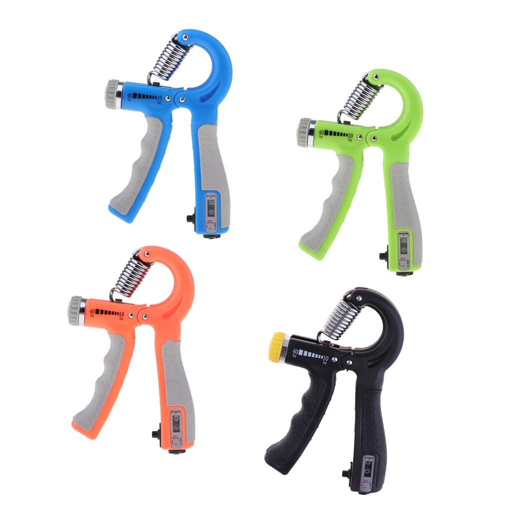 Adjustable Hand Grip Strengthener Exerciser Forearm Gripper    Blue