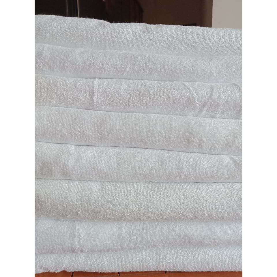 Khăn tắm khách sạn nhà nghỉ homestay 100% cotton, kt 70x140cm nặng 320g