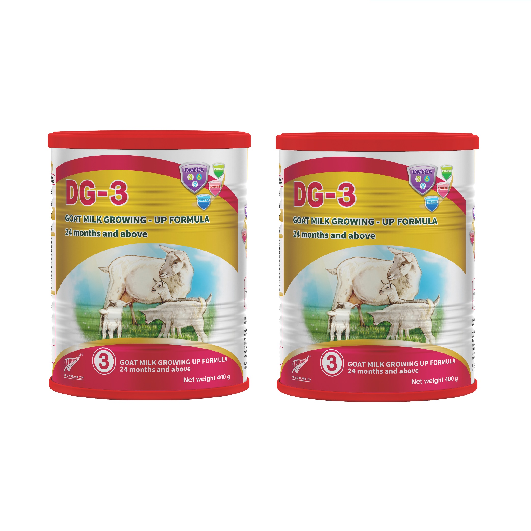 Combo 2 lon Sữa Dê DG-3 400g  [kèm quà tặng] [Quà tặng số lượng có hạn sẽ chuyển thành quà khác tương đương]