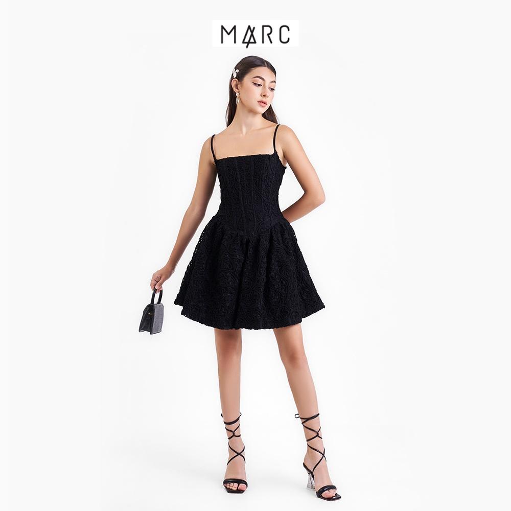 Đầm ren 2 dây nữ MARC FASHION mini corset nhiều tùng FAVH091022