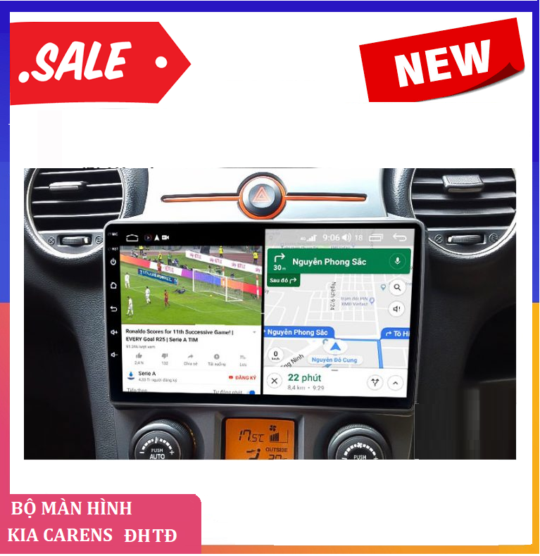 Màn hình ô tô giá rẻ- Màn hình android A.5 CHẠY SIM,Wifi,GPS đa chức năng,CHO XE KIA CARENS sử dụng Tiếng Việt kèm MẶT DƯỠNG+JACK NGUỒN THEO XE.Màn hình Android theo xe