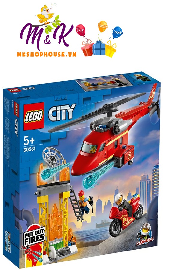 Đồ Chơi Lắp Ráp LEGO 60281 - Fire Rescue Helicopter