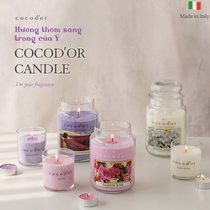 Nến Thơm Cho Phòng COCODOR LARGE JAR CANDLE 630g