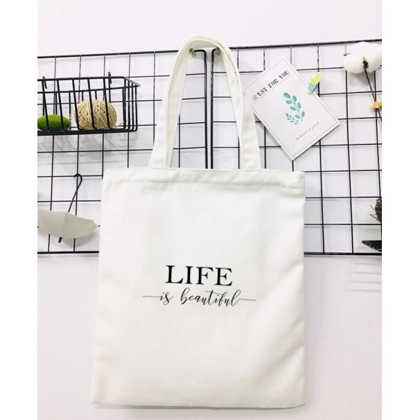 Túi vải canvas, tote hình chữ GADY shop