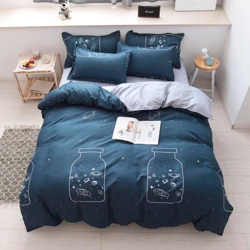 COMBO CHĂN GA GỐI POLY NHẬP MẪU BÌNH SỮA