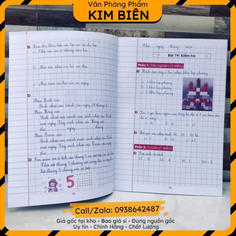 ️sỉ vpp,sẵn hàng️ Vở o ly bài tập toán lớp 1 theo chân trời sáng tạo - VPP Kim Biên