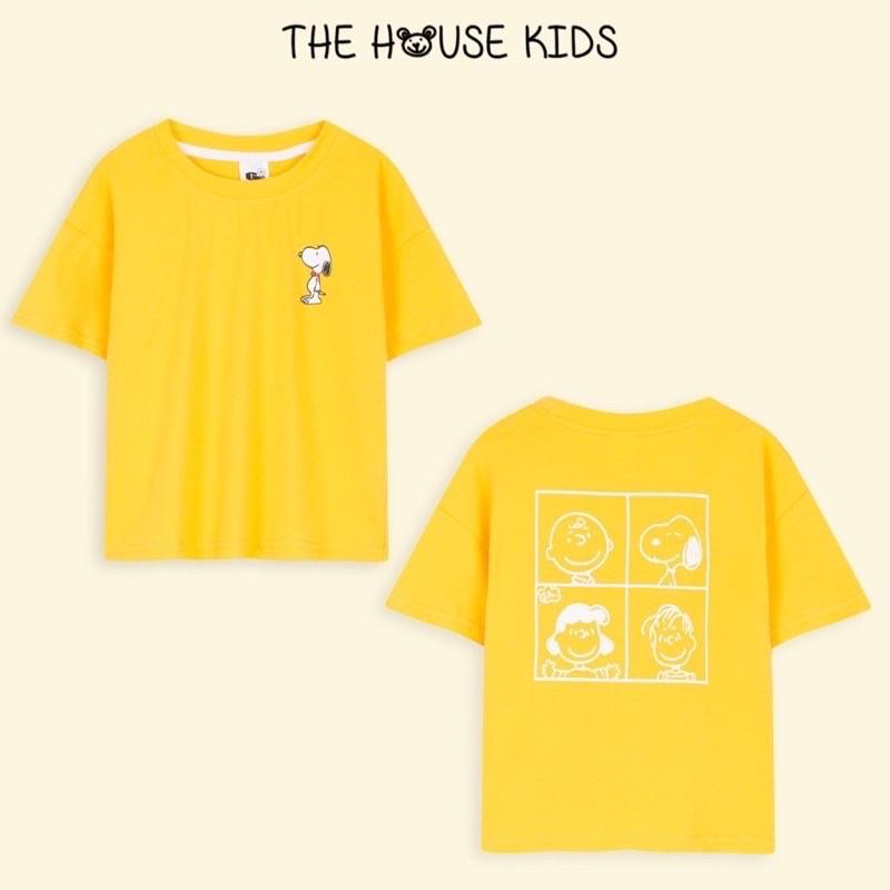 Áo Thun Bé Trai Bé Gái Áo Phông Trẻ Em Cotton Cao Cấp THE HOUSE KIDS Hoạ Tiết Chú Chó