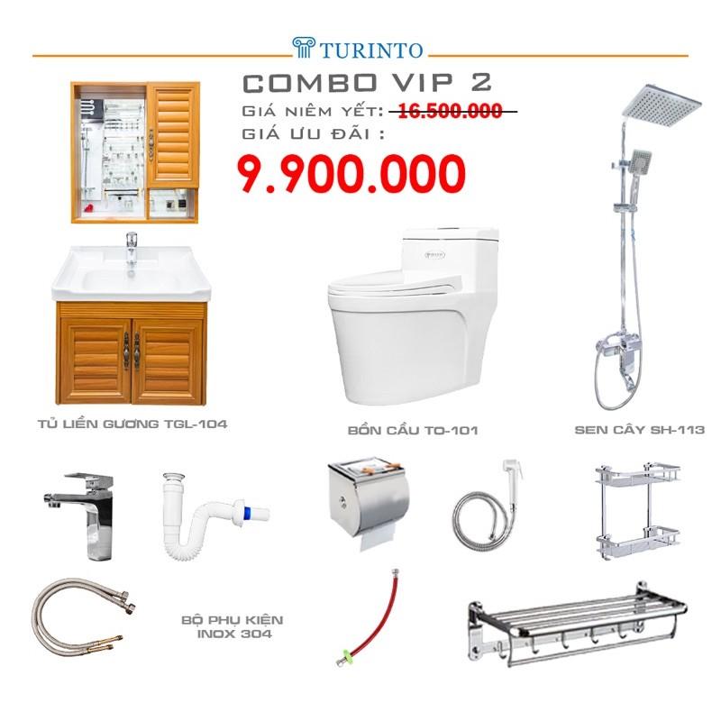 Combo phòng tắm cao cấp 9tr/bộ