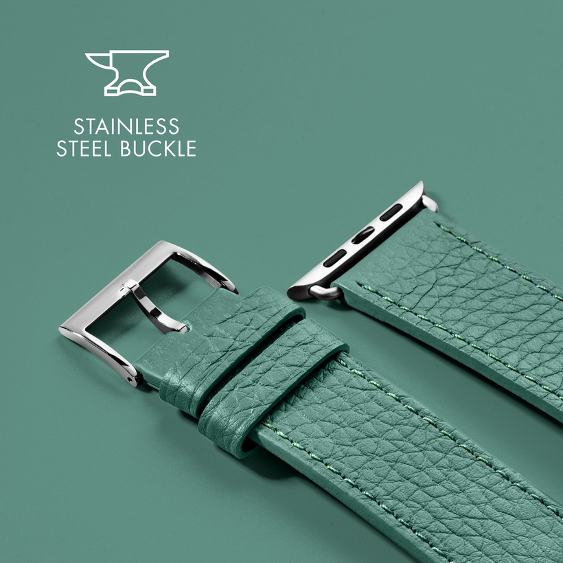 HÀNG CHÍNH HÃNG - Dây đeo Laut Milano For Apple Watch Series 1~7 & SE Móc khóa và đầu nối được làm bằng thép không gỉ, bền bỉ và chắc chắn trong quá trình sử dụng.