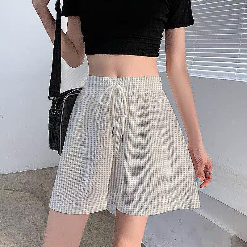Quần shorts cạp cao chất liệu cotton, quần dây rút mẫu mới nhất_32