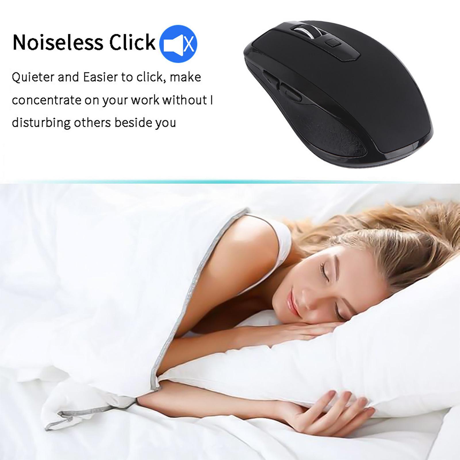 MODAO 2.4Ghz 6 Nút 1600 DPI Loại C Chuột Không Dây USB C Chuột Cho/Pro USB C Thiết Bị chuột Không Dây Quang Không Dây