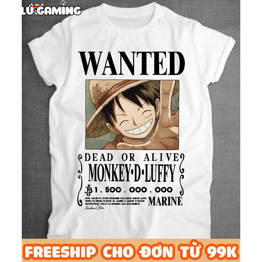 Áo Thun One Piece Luffy Cao Cấp | Áo Luffy Thư Pháp Hàng Siêu Đẹp