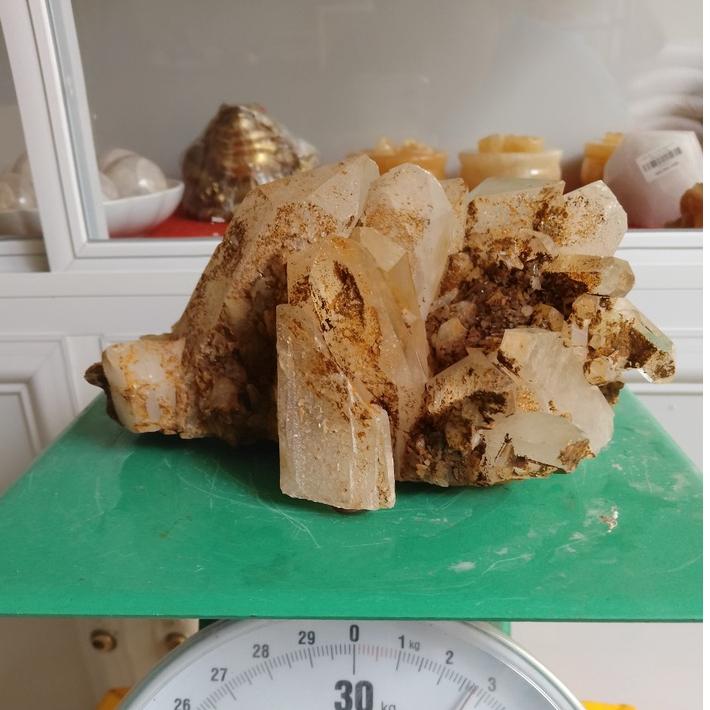 Thach Anh Trắng Tinh Thể Tự Nhiên, Đá Mang Năng Lương Tích Cực - Đá Phong Thủy Chiêu Tài Dùng Sưu Tầm