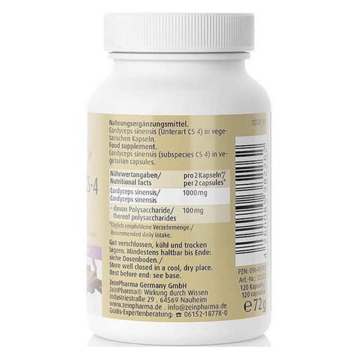 Tinh Chất Đông Trùng Hạ Thảo Zein Pharma Cordyceps, Giúp Tăng Cường Sức Khỏe, Đời Sống Tình Dục, Nhập Đức, 120 Viên