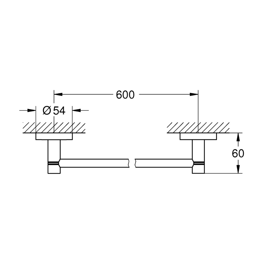 Thanh Treo Khăn GROHE ESSENTIALS - 40366001