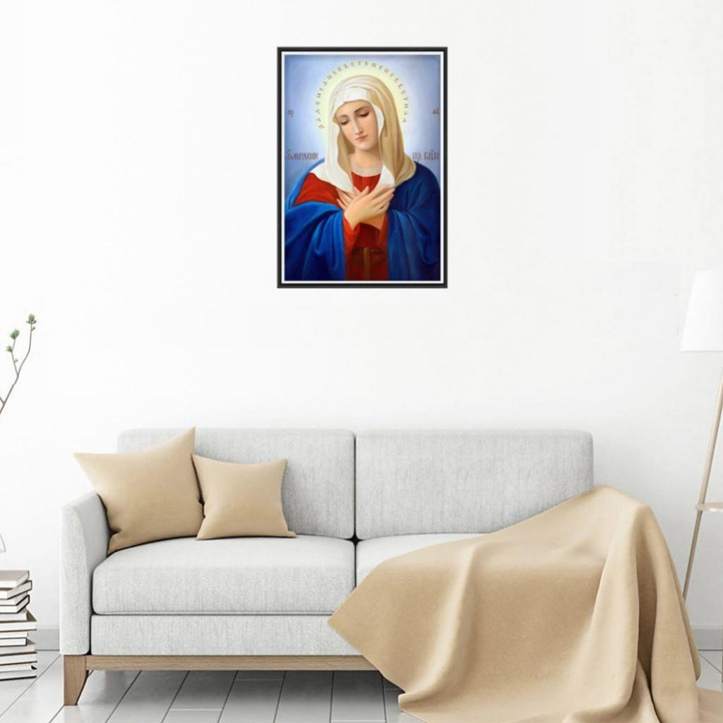 DIY 5D Diamond Painting Embroidery Cross Craft Stitch Home Decoration Arts Crafts - Saint Pattern 23x30cm