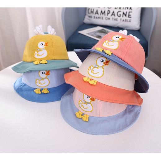 Mũ vành tròn vịt kute cực xinh cho bé từ 6 tháng đến 3 tuổi