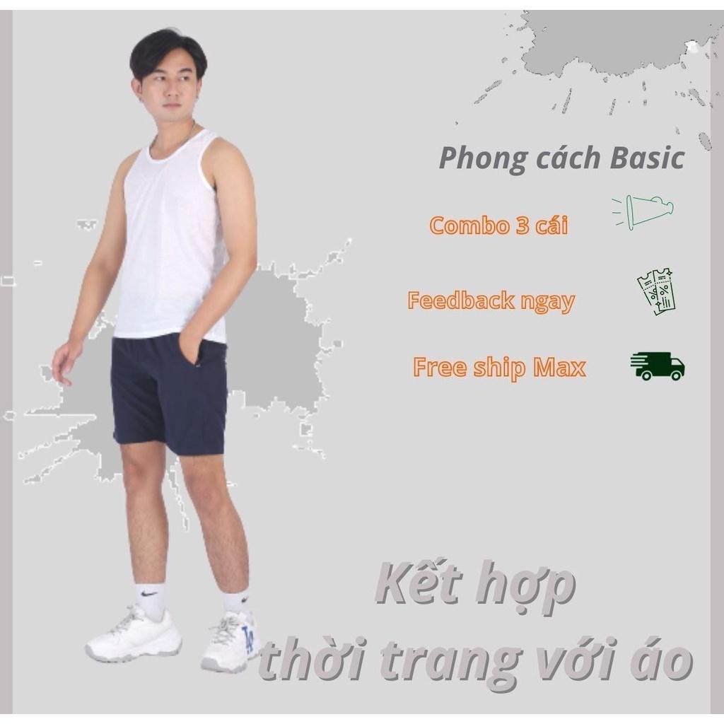 Áo Phông Nam Ba lỗ, Áo Mai Ô Chất liệu Cotton Thoáng Mát