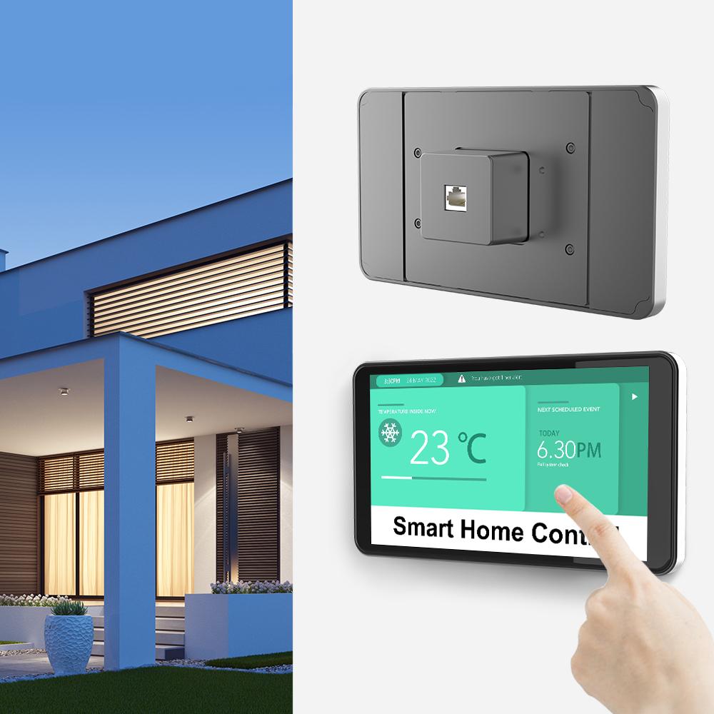 Máy tính bảng Android Tường 5,5 inch RJ45 Màn hình cảm ứng POE cho màn hình nhà thông minh