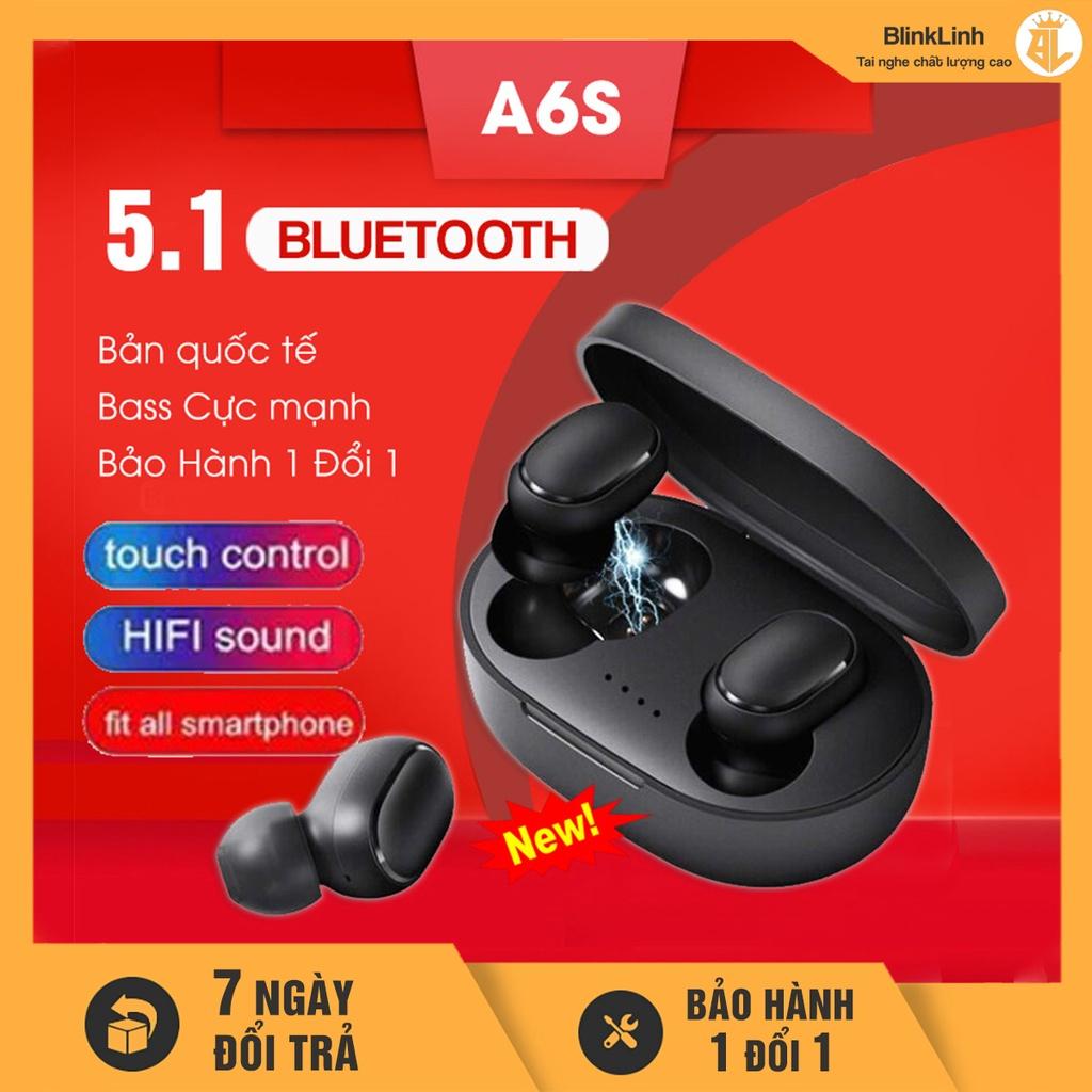 Tai nghe Bluetooth Gaming Mã A6S, Pin 5 tiếng, Giá rẻ, Bass mạnh, âm thanh 5.1, Bảo Hành 1 đổi 1