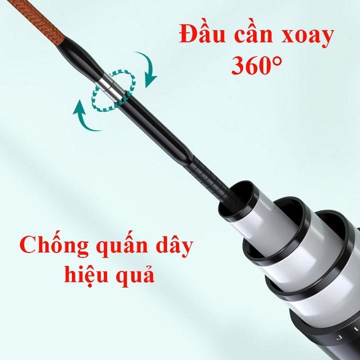 Cần Câu Đài 6H Ngọc Tỷ Ấn Vương Cần Câu Tay Cao Cấp Tặng Kèm Ngọn Phụ CC17