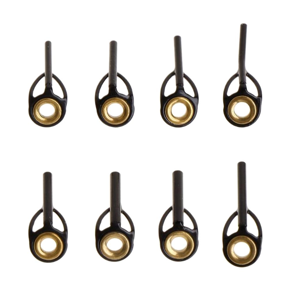 10pcs Fishing Rod Eye Ring Guides Line Rings for Spinning Carp Fishing