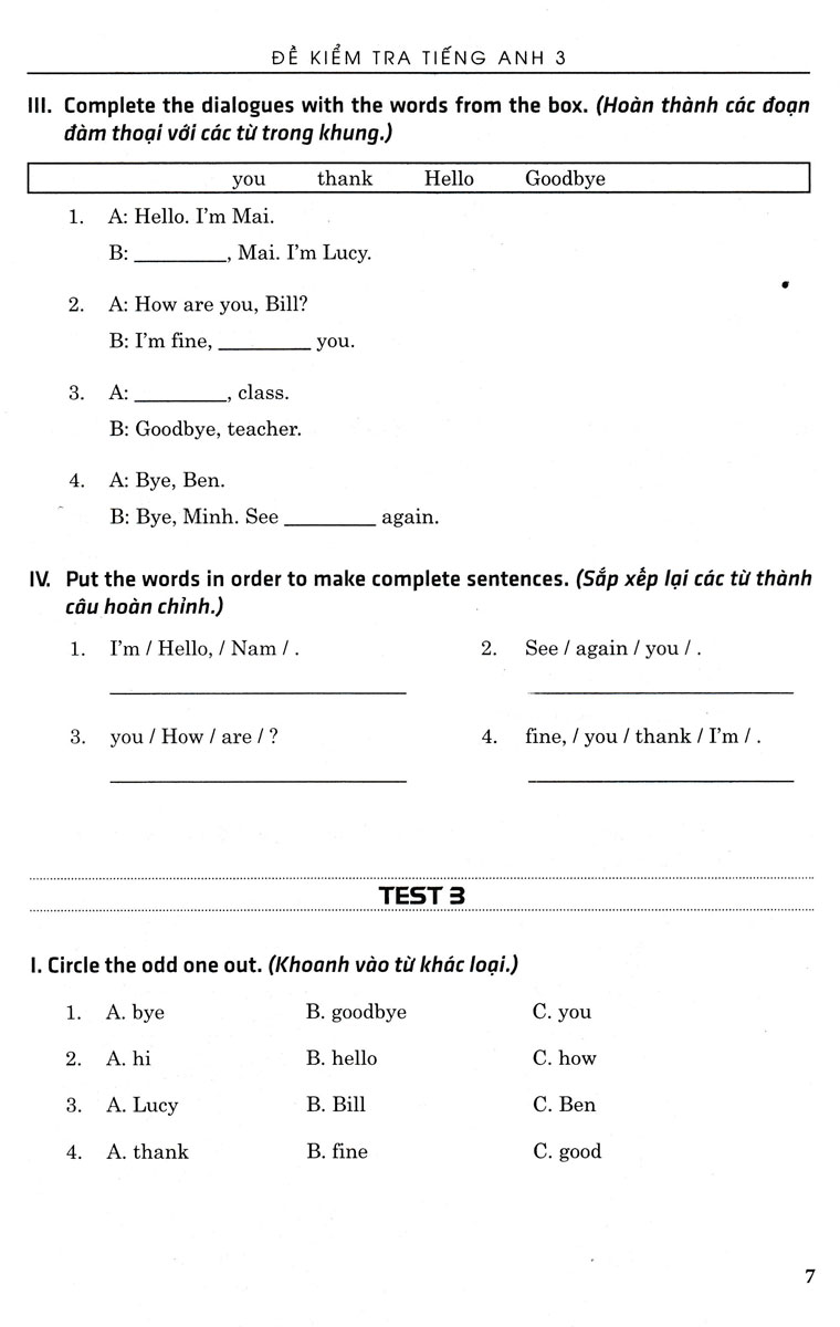 Hình ảnh Sách tham khảo- Đề Kiểm Tra Tiếng Anh 3 - Có Đáp Án (Biên Soạn Theo Chương Trình GDPT Mới) _HA